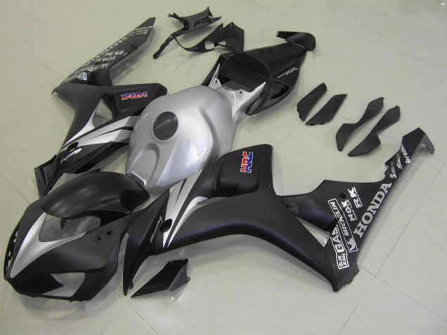 Carenagem CBR 1000RR 06-07 - Preto Fosco Prata Carenagem CBR 1000RR 06-07 - Preto Fosco Prata