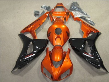 Carenagem CBR 1000RR 06-07 - Preto Laranja Fireblade