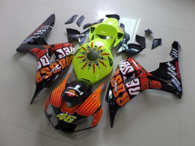 Carenagem CBR 1000RR 06-07 - Rossi Fluro Verde