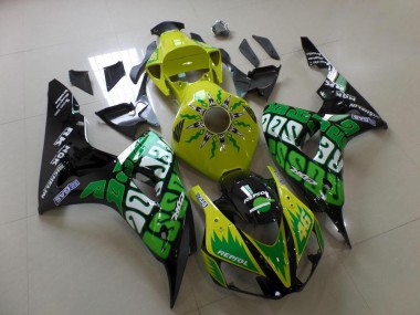 Carenagem CBR 1000RR 06-07 - Verde Amarelo Rossi