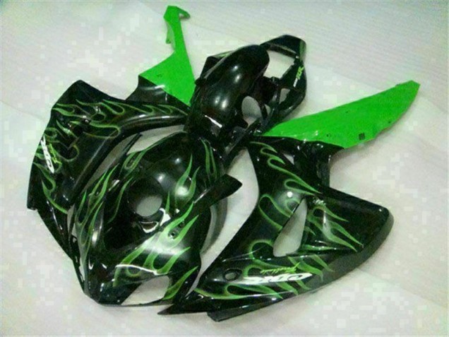 Carenagem CBR 1000RR 06-07 - Verde Chama Preto Carenagem CBR 1000RR 06-07 - Verde Chama Preto
