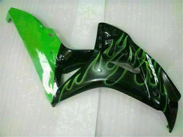 Carenagem CBR 1000RR 06-07 - Verde Chama Preto Carenagem CBR 1000RR 06-07 - Verde Chama Preto