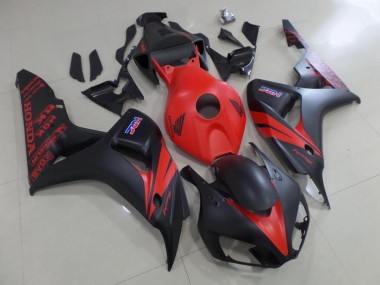 Carenagem CBR 1000RR 06-07 - Vermelho & Preto Fosco