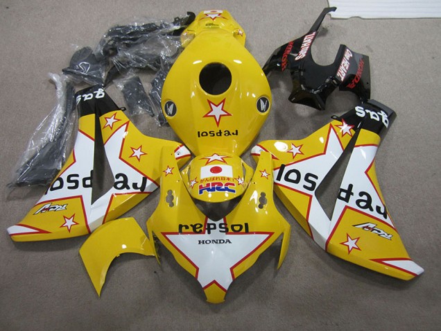 Carenagem CBR 1000RR 08-11 - Amarelo Repsol HRC Carenagem CBR 1000RR 08-11 - Amarelo Repsol HRC