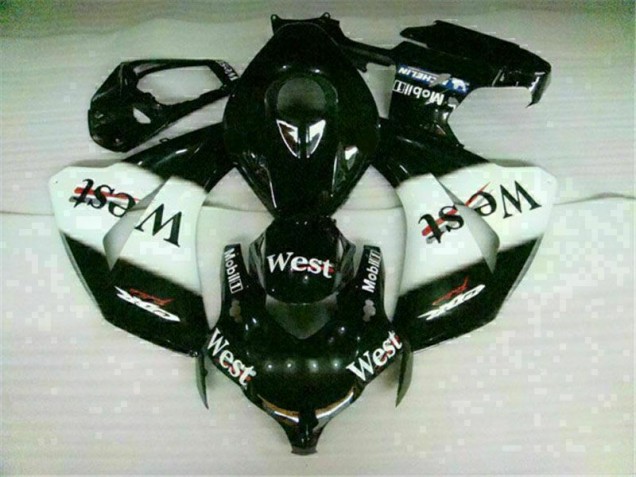 Carenagem CBR 1000RR 08-11 - Branco Preto West Carenagem CBR 1000RR 08-11 - Branco Preto West