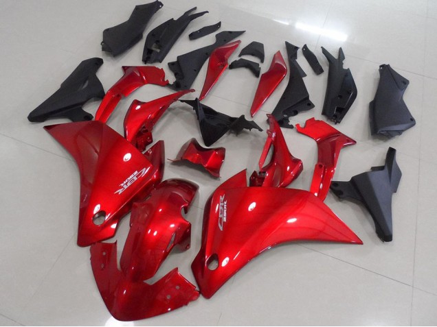 Carenagem CBR 250RR 11-13 - Vermelho Preto Fosco Carenagem CBR 250RR 11-13 - Vermelho Preto Fosco