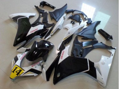 Carenagem CBR 500RR 13-15 - Preto Branco Denso Rizoma 14