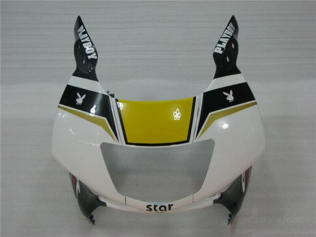 Carenagem CBR 600 F3 95-98 - Branco Preto Playboy Carenagem CBR 600 F3 95-98 - Branco Preto Playboy