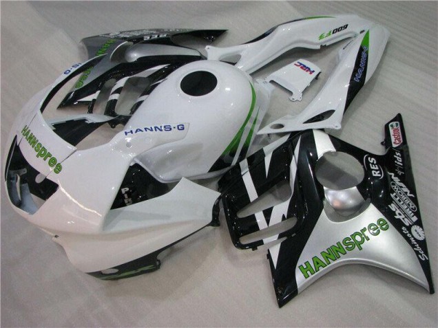 Carenagem CBR 600 F3 95-98 - Branco Verde Hannspree Carenagem CBR 600 F3 95-98 - Branco Verde Hannspree