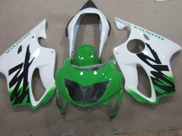 Carenagem CBR 600 F4 99-00 - Branco Verde Carenagem CBR 600 F4 99-00 - Branco Verde