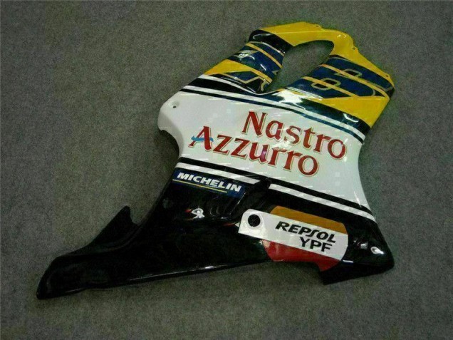 Carenagem CBR 600 F4i 01-03 - Amarelo Branco Carenagem CBR 600 F4i 01-03 - Amarelo Branco