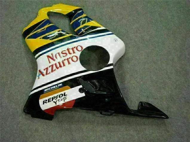 Carenagem CBR 600 F4i 01-03 - Amarelo Branco Carenagem CBR 600 F4i 01-03 - Amarelo Branco