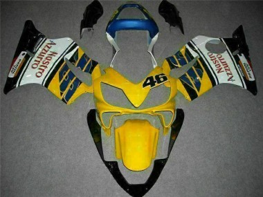 Carenagem CBR 600 F4i 01-03 - Amarelo Branco