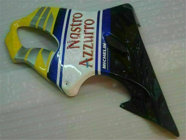 Carenagem CBR 600 F4i 01-03 - Amarelo Prata Nastro Azzurro Carenagem CBR 600 F4i 01-03 - Amarelo Prata Nastro Azzurro