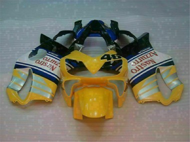 Carenagem CBR 600 F4i 01-03 - Amarelo Prata Nastro Azzurro