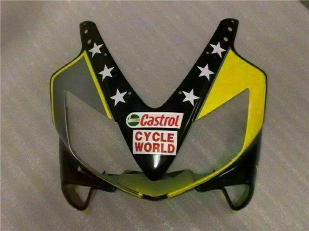 Carenagem CBR 600 F4i 01-03 - Amarelo Preto Castrol Cycle World Carenagem CBR 600 F4i 01-03 - Amarelo Preto Castrol Cycle World