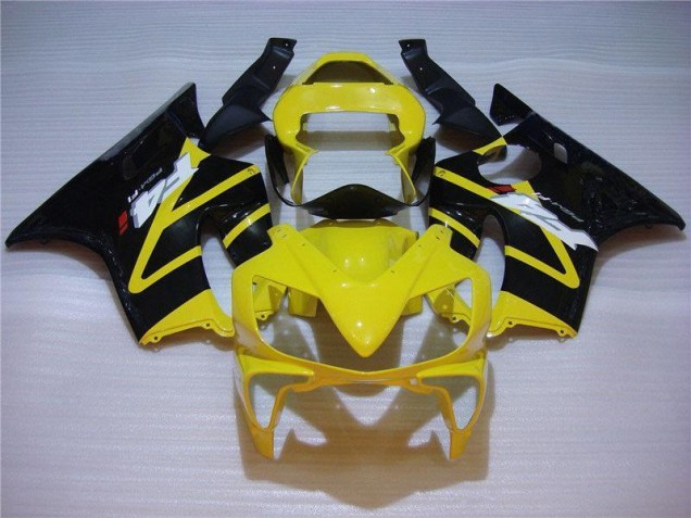 Carenagem CBR 600 F4i 01-03 - Amarelo Preto Carenagem CBR 600 F4i 01-03 - Amarelo Preto
