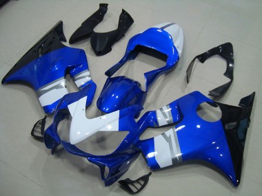 Carenagem CBR 600 F4i 01-03 - Branco Azul Preto