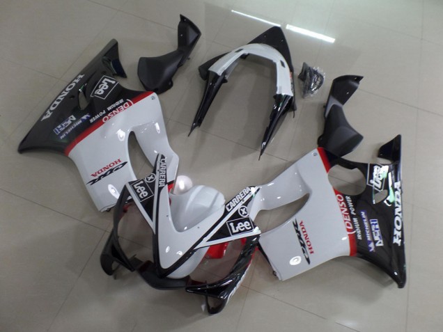 Carenagem CBR 600 F4i 01-03 - Branco Preto Carrera Lee Carenagem CBR 600 F4i 01-03 - Branco Preto Carrera Lee