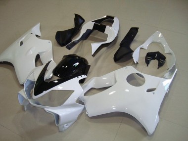 Carenagem CBR 600 F4i 01-03 - Branco & Preto Listra