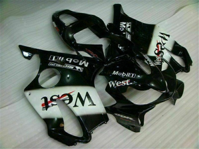 Carenagem CBR 600 F4i 01-03 - Branco Preto West Carenagem CBR 600 F4i 01-03 - Branco Preto West