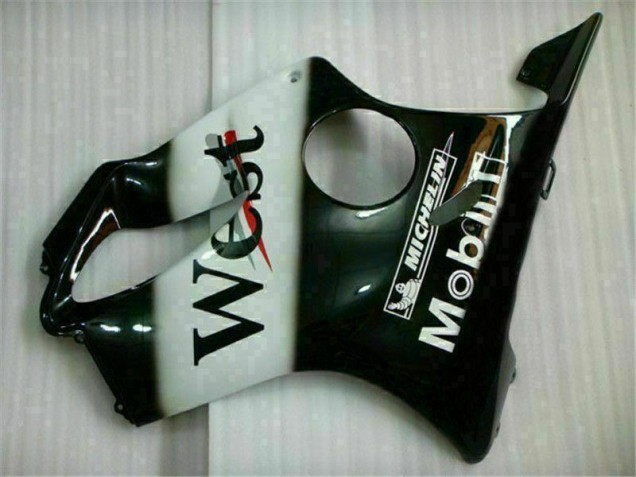 Carenagem CBR 600 F4i 01-03 - Branco Preto West Carenagem CBR 600 F4i 01-03 - Branco Preto West