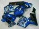 Carenagem CBR 600RR 03-04 - Azul & Prata Chama Carenagem CBR 600RR 03-04 - Azul & Prata Chama