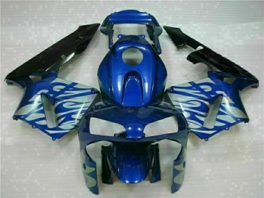 Carenagem CBR 600RR 03-04 - Azul & Prata Chama