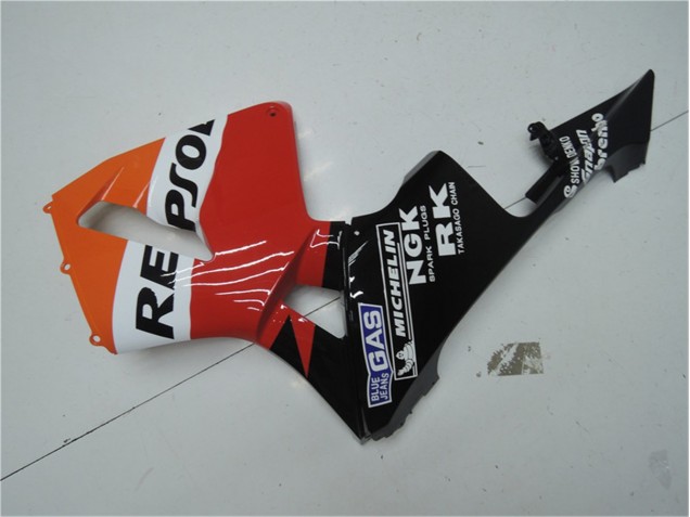 Carenagem CBR 600RR 03-04 - Laranja Vermelho Preto Repsol Carenagem CBR 600RR 03-04 - Laranja Vermelho Preto Repsol
