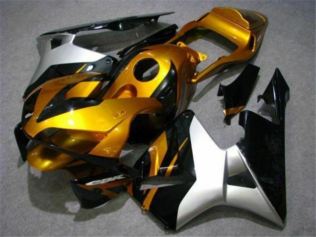 Carenagem CBR 600RR 03-04 - Ouro Prata Preto Carenagem CBR 600RR 03-04 - Ouro Prata Preto