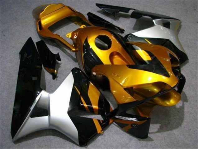 Carenagem CBR 600RR 03-04 - Ouro Prata Preto Carenagem CBR 600RR 03-04 - Ouro Prata Preto
