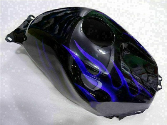 Carenagem CBR 600RR 03-04 - Preto & Azul Chama Carenagem CBR 600RR 03-04 - Preto & Azul Chama