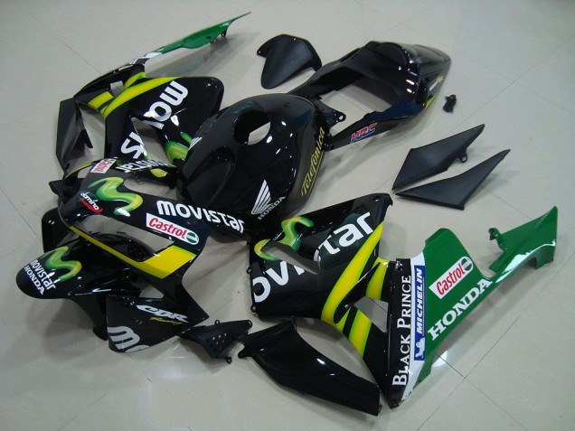 Carenagem CBR 600RR 03-04 - Preto Movistar Carenagem CBR 600RR 03-04 - Preto Movistar