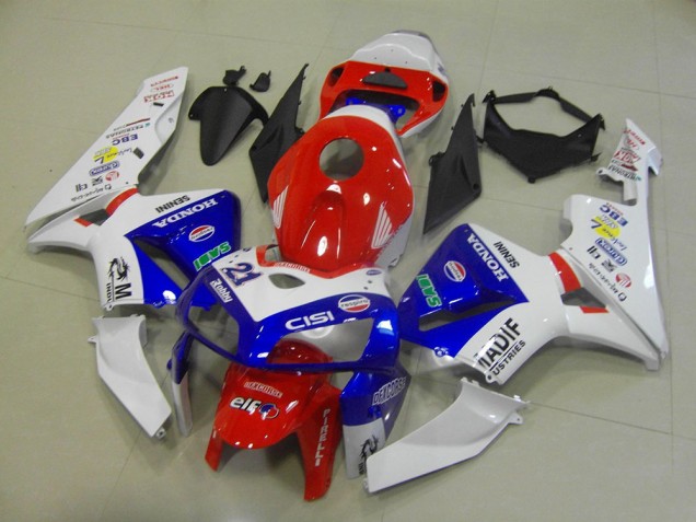 Carenagem CBR 600RR 05-06 - Azul Branco Madif Carenagem CBR 600RR 05-06 - Azul Branco Madif