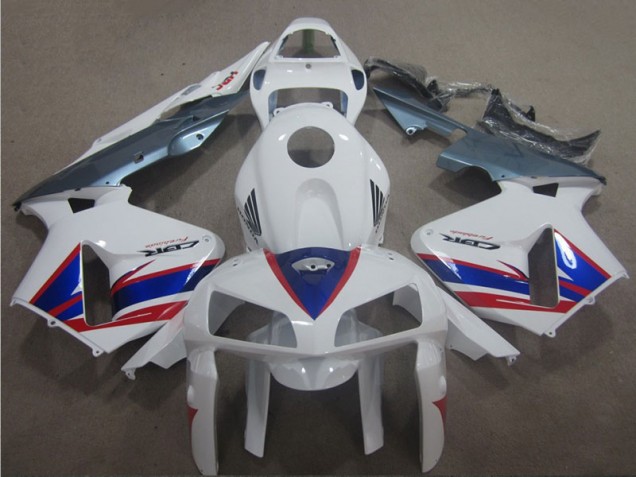 Carenagem CBR 600RR 05-06 - Branco Azul Vermelho Carenagem CBR 600RR 05-06 - Branco Azul Vermelho
