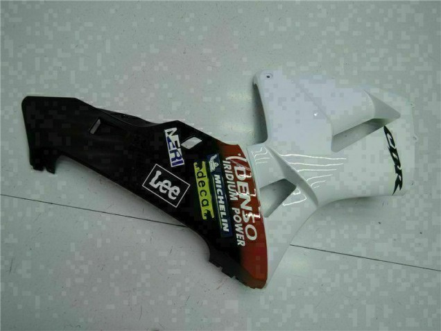 Carenagem CBR 600RR 05-06 - Branco Vermelho Preto Lee Carenagem CBR 600RR 05-06 - Branco Vermelho Preto Lee