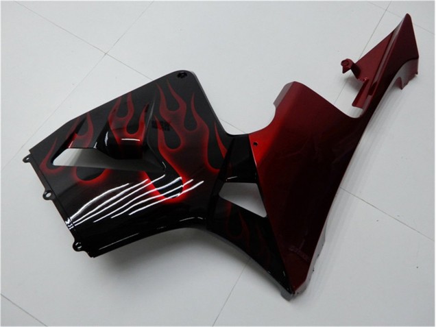 Carenagem CBR 600RR 05-06 - Vermelho Chama Preto Carenagem CBR 600RR 05-06 - Vermelho Chama Preto