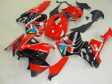 Carenagem CBR 600RR 05-06 - Vermelho Preto Jomo