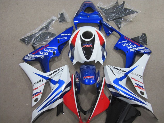 Carenagem CBR 600RR 07-08 - Azul Branco Vermelho HRC Carenagem CBR 600RR 07-08 - Azul Branco Vermelho HRC