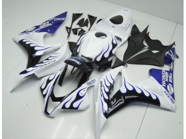 Carenagem CBR 600RR 07-08 - Branco Azul Chama