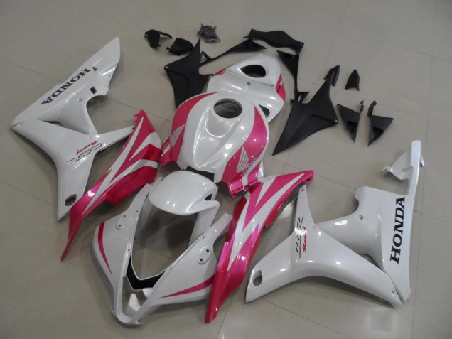 Carenagem CBR 600RR 07-08 - Branco Pérola & Rosa Carenagem CBR 600RR 07-08 - Branco Pérola & Rosa