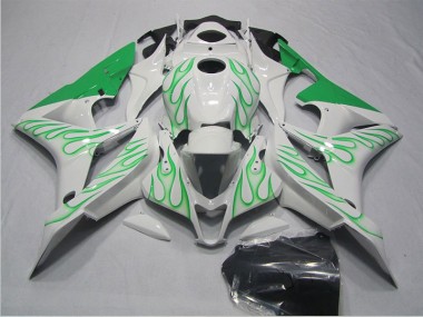 Carenagem CBR 600RR 07-08 - Branco Verde Chama