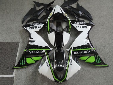 Carenagem CBR 600RR 07-08 - Preto Branco Monster Pizzoli