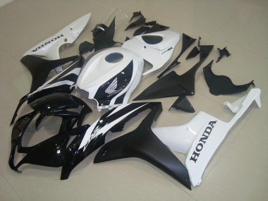 Carenagem CBR 600RR 07-08 - Preto Fosco Branco