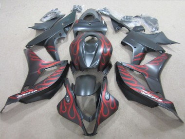 Carenagem CBR 600RR 07-08 - Preto & Vermelho Chama