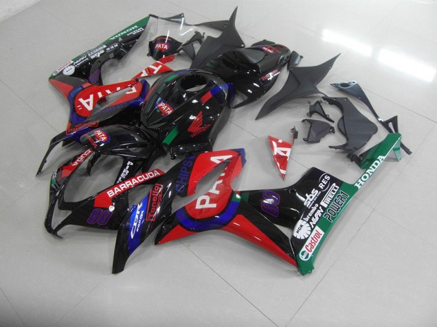 Carenagem CBR 600RR 07-08 - Preto Vermelho Pata Carenagem CBR 600RR 07-08 - Preto Vermelho Pata