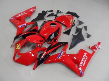 Carenagem CBR 600RR 07-08 - Vermelho Preto Corrida
