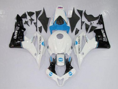 Carenagem CBR 600RR 09-12 - Branco Azul Preto