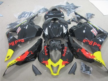 Carenagem CBR 600RR 09-12 - Preto Amarelo Red Bull