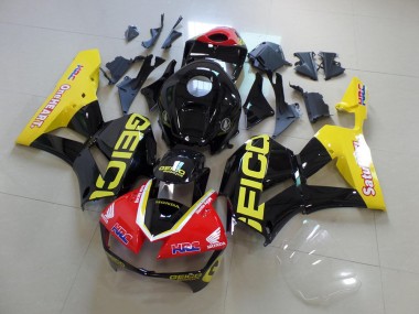 Carenagem CBR 600RR 13-21 - Amarelo Preto Geico